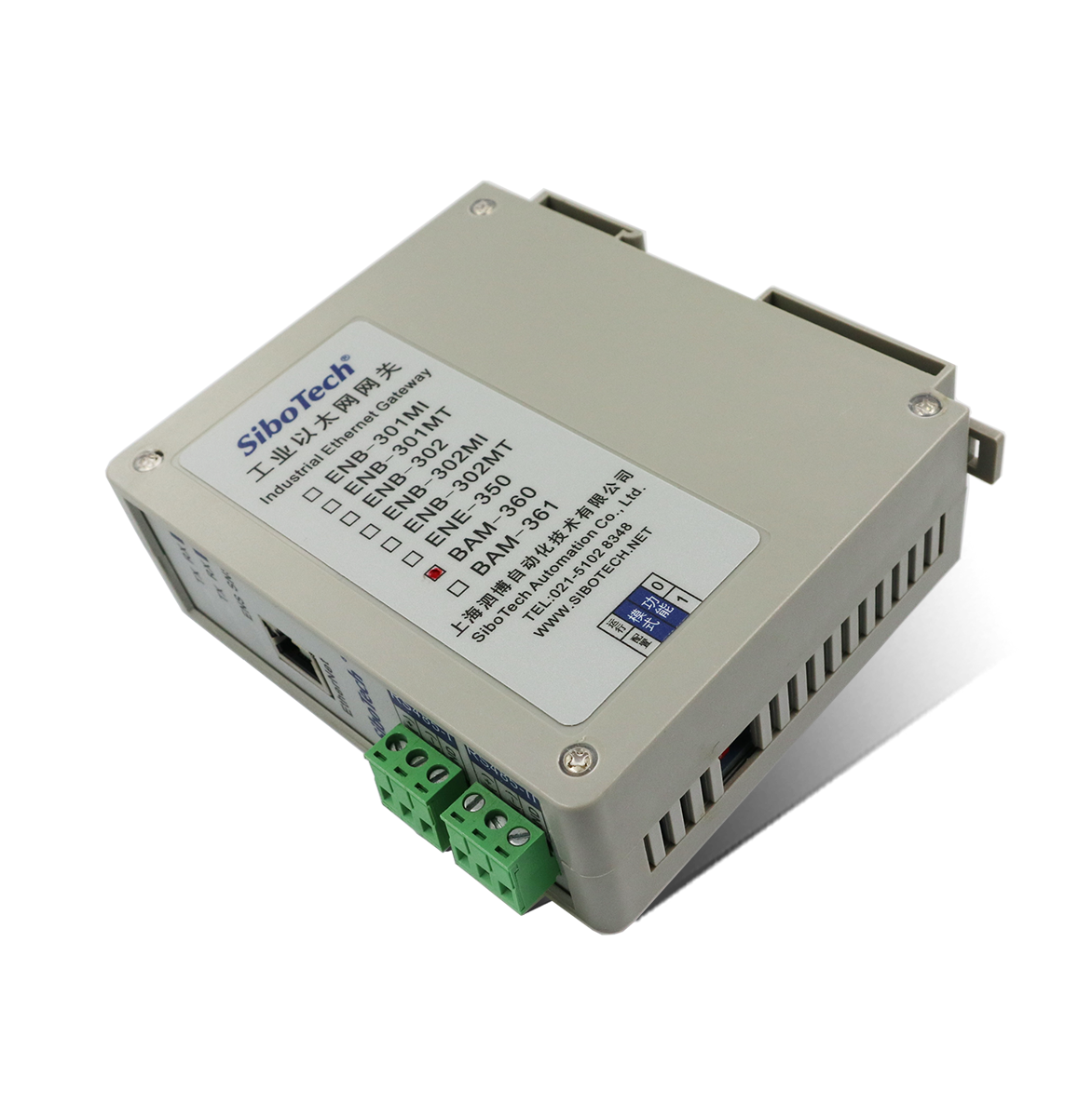 Modbus / BACnet IP 网关 BAM-360（双串口）