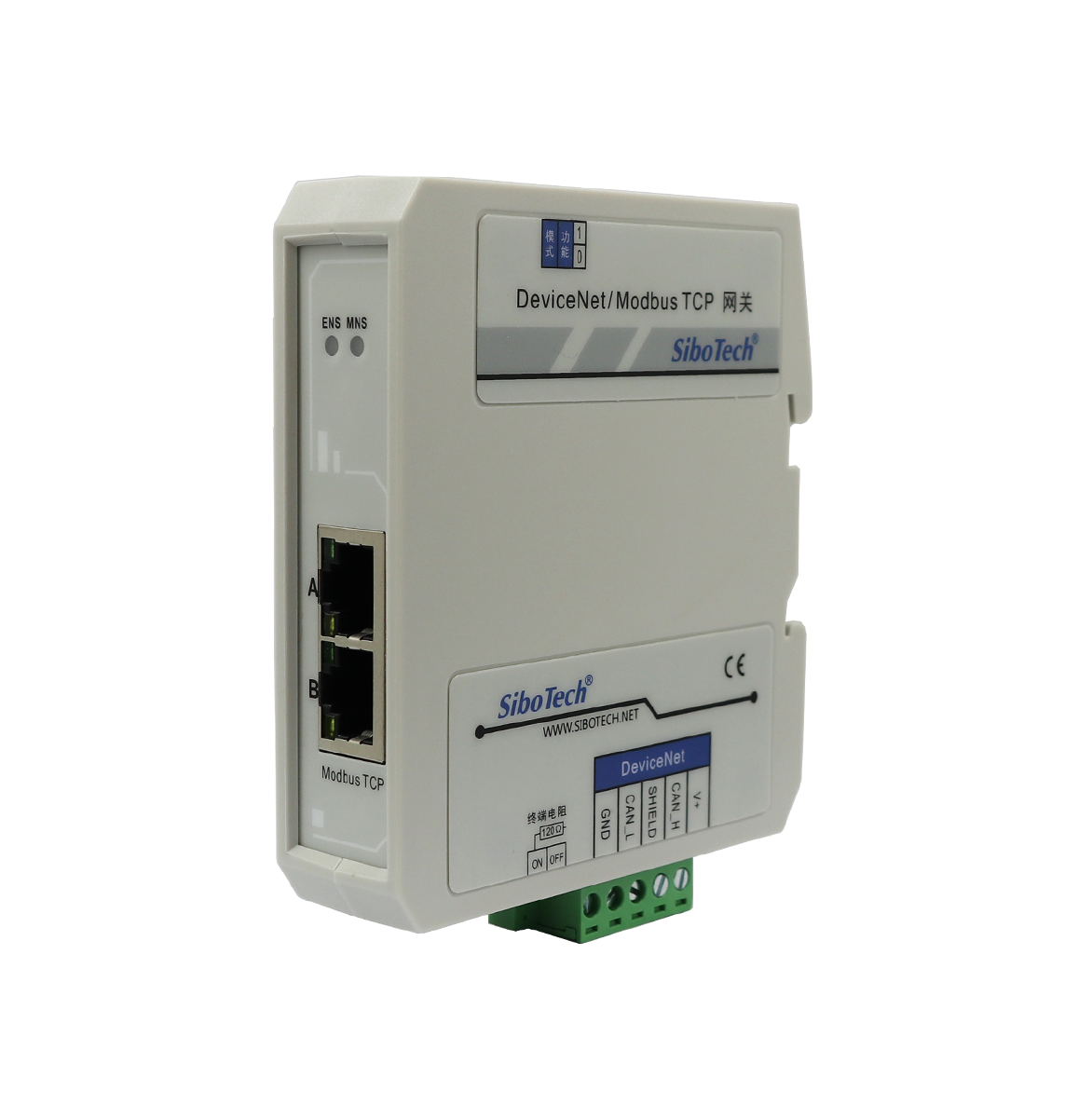 DeviceNet/Modbus TCP网关 ENC-313 V2.7