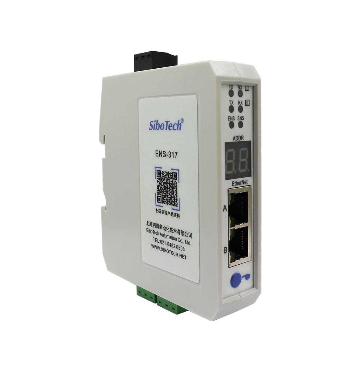 通用串口/Modbus TCP网关 ENS-317