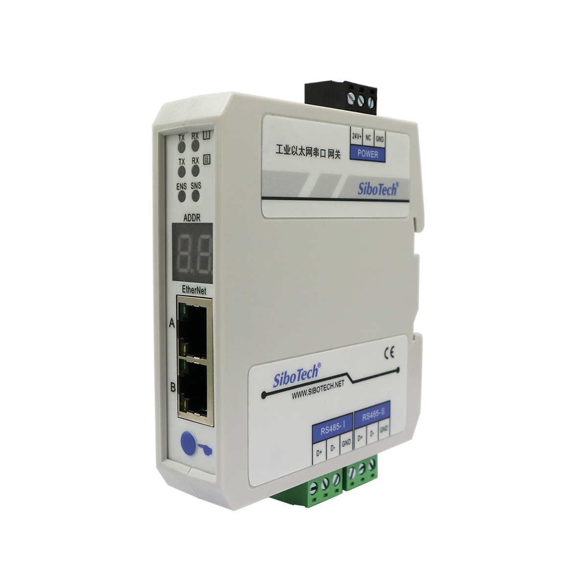 通用串口/Modbus TCP网关 ENS-317