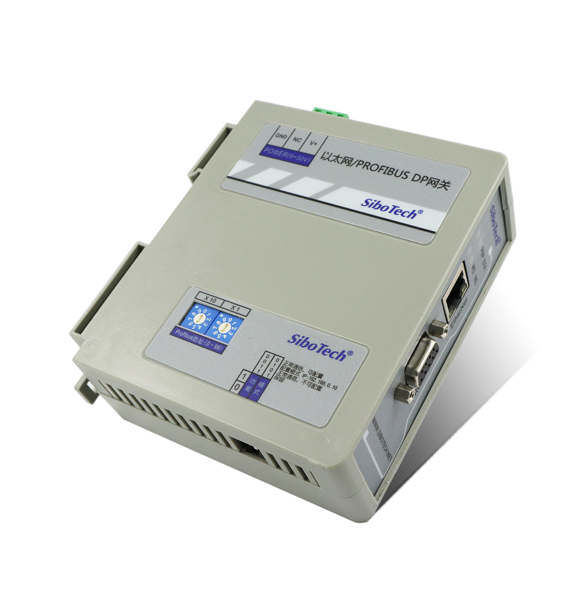 Modbus TCP / PROFIBUS DP网关 EP-321MP V2.9