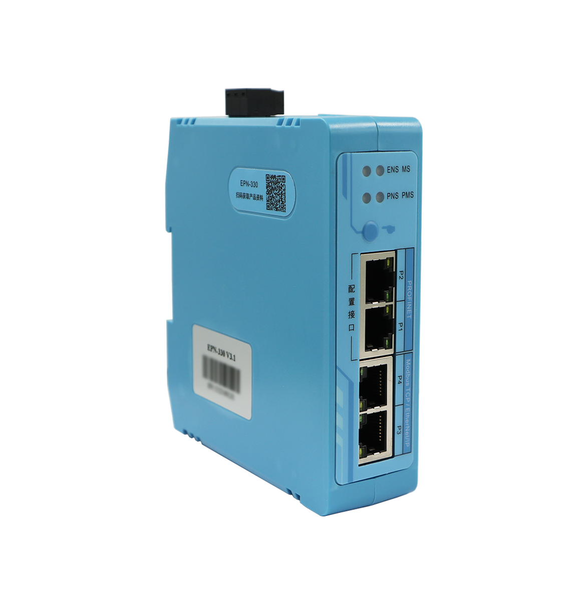 Modbus TCP或EtherNet/IP转PROFINET网关 EPN-330 V4.1