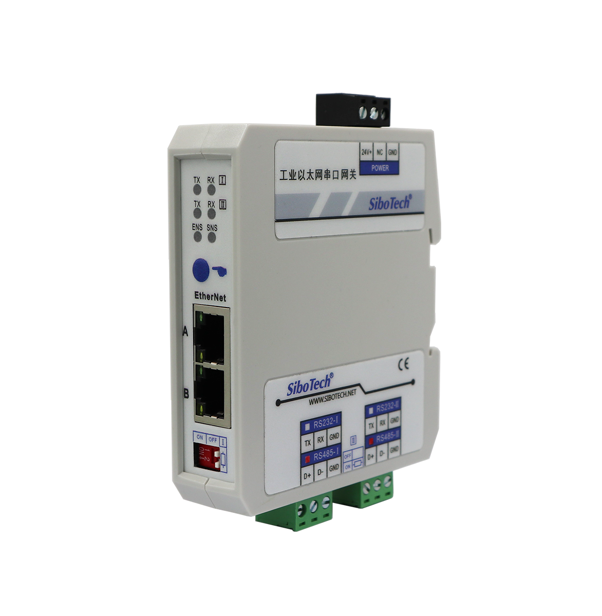 工业以太网串口网关 ES-302A/C（双串口）