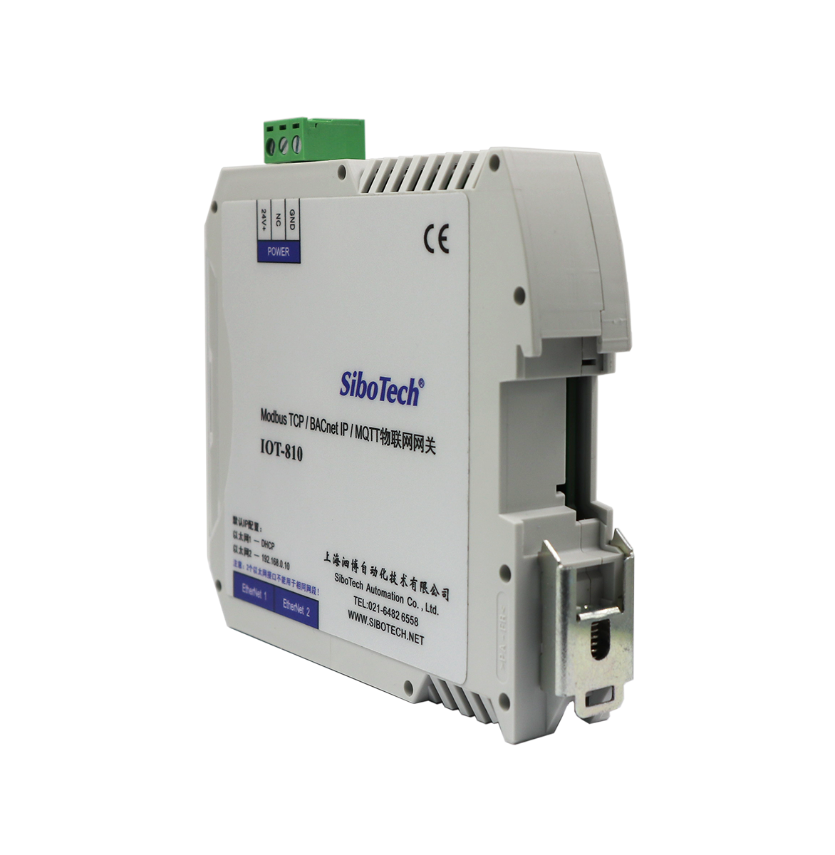 Modbus TCP / BACnet IP / MQTT物联网网关 IOT-810
