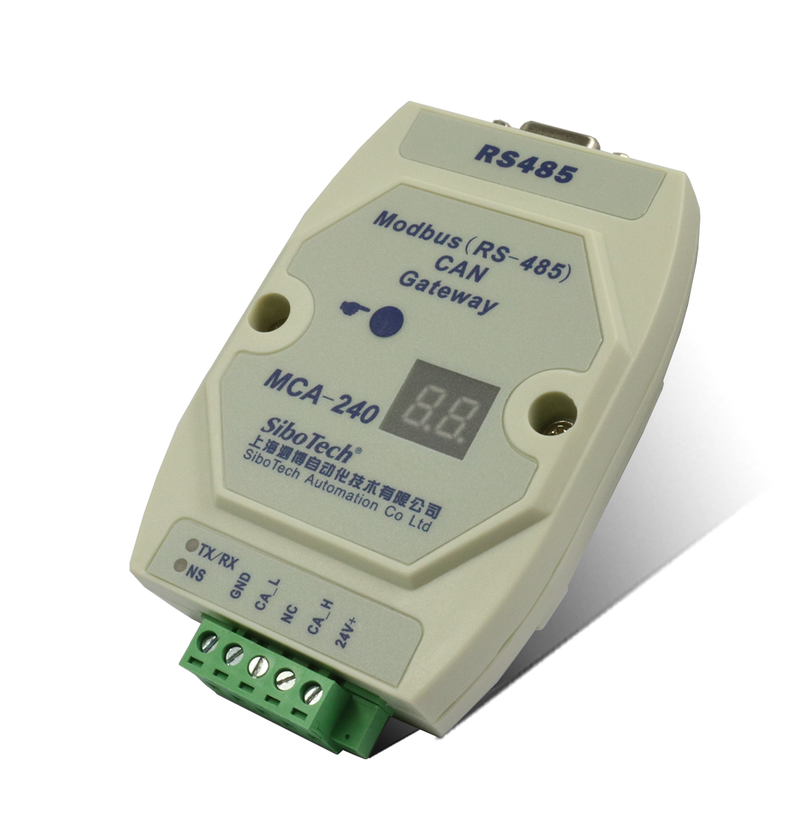 Modbus（RS485）/CAN网关 MCA-240 V1.0