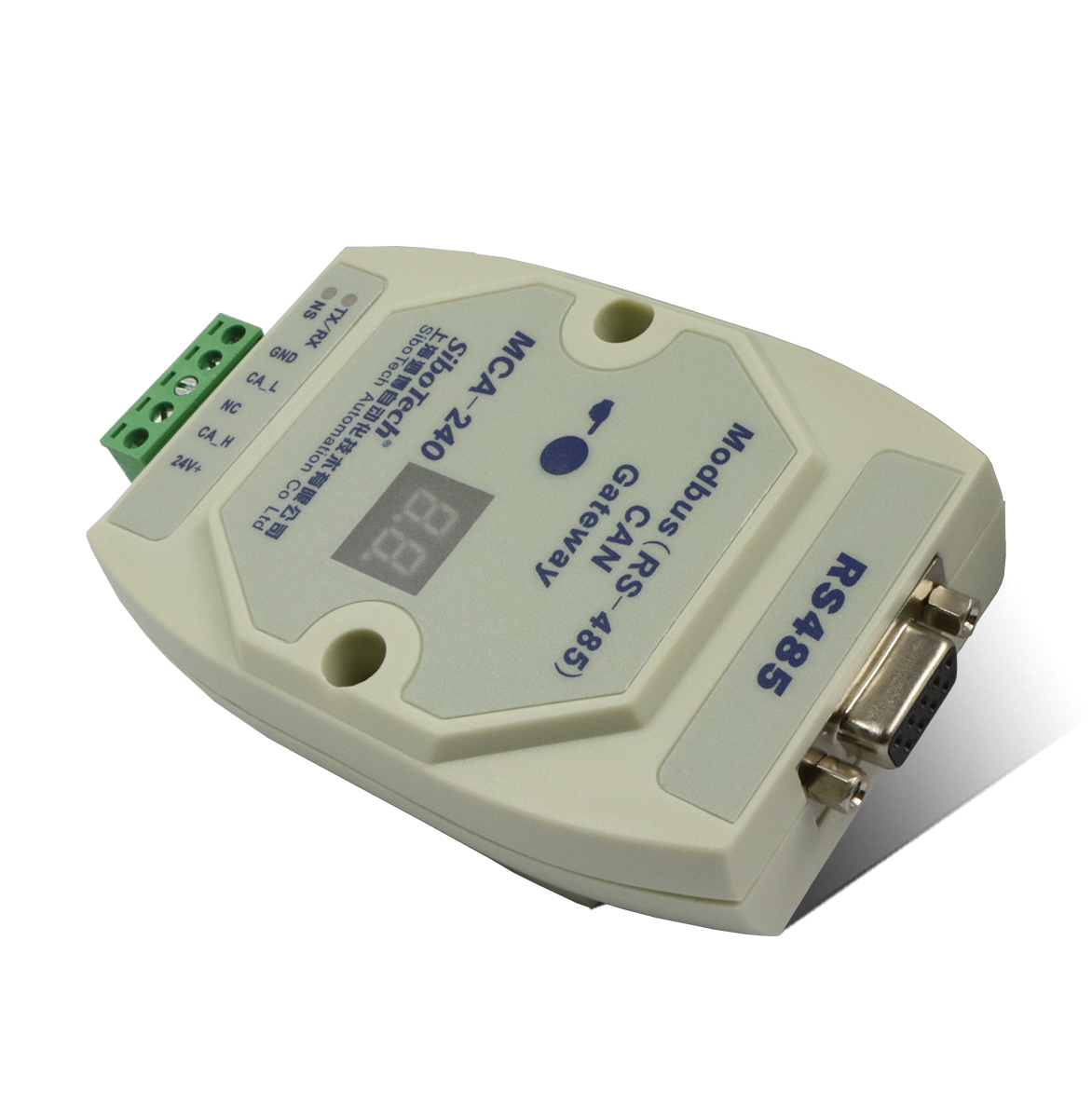 Modbus（RS485）/CAN网关 MCA-240 V1.0