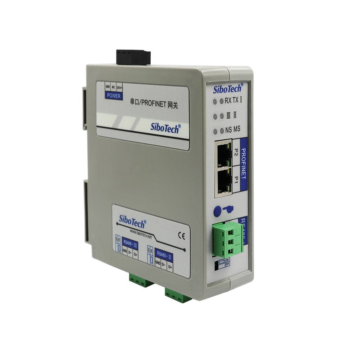 通用串口（三路隔离）/PROFINET网关 TS-180 V2.0