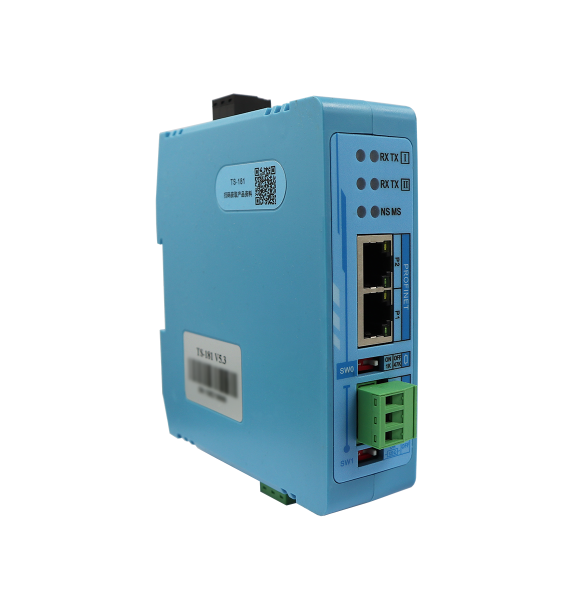 通用串口（一路隔离）/PROFINET网关 TS-181 V5.5